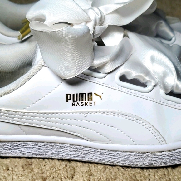 Puma Shoes - Puma Basket White Sneaker